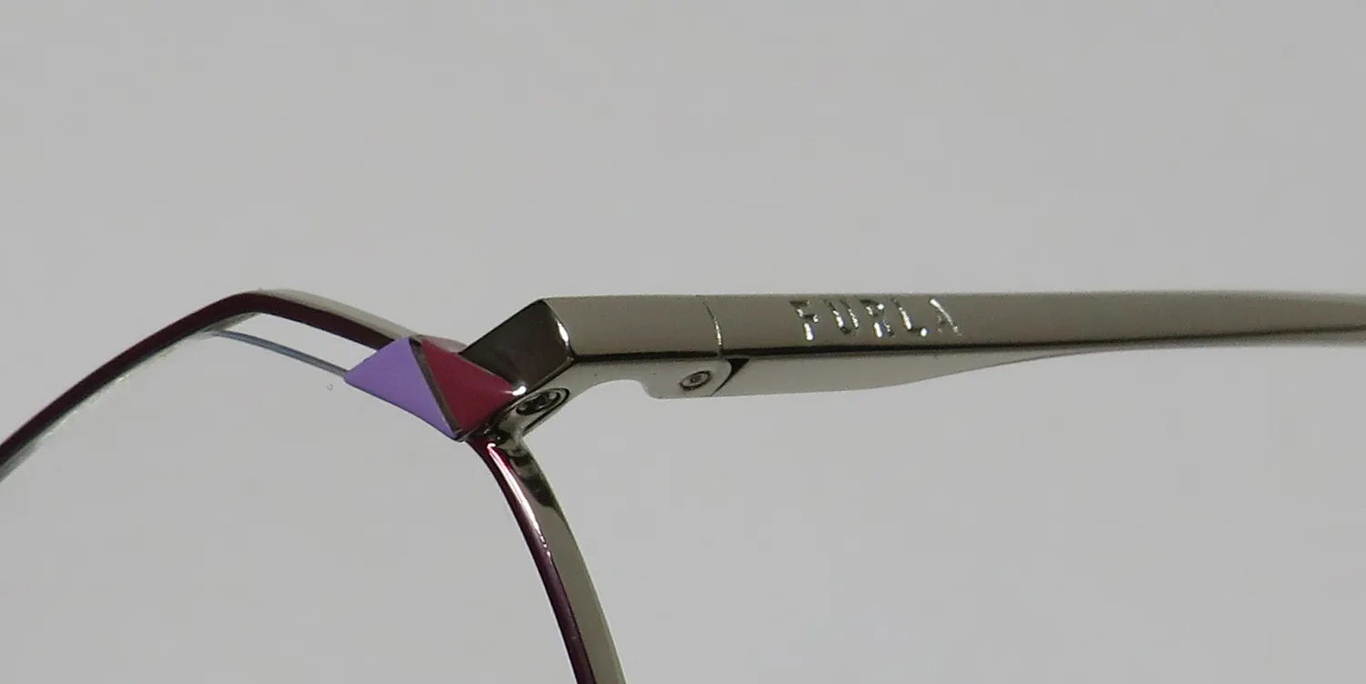 Furla Vfu502 0s87 Eyeglasses Burgundy 52mm 6