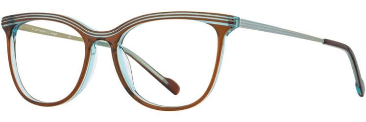 Scott Harris SH-802 C3 Eyeglasses Brown 53mm Women