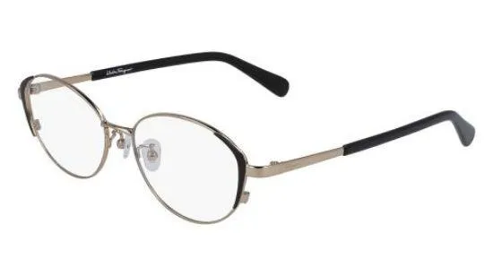 Salvatore Ferragamo SF2540A 786 - 52 786 Eyeglasses Gold & Black 52mm Women