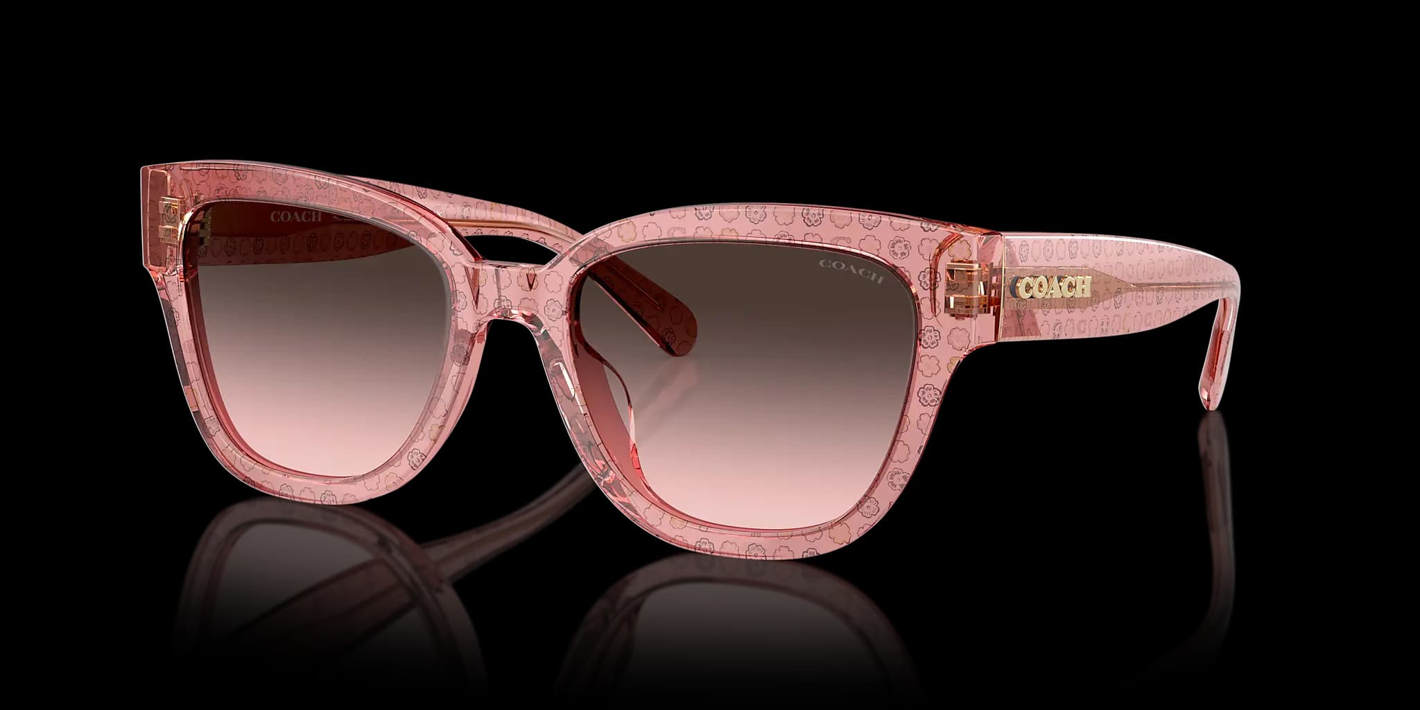 Coach HC8379U 583646 Sunglasses Pink 54mm Women