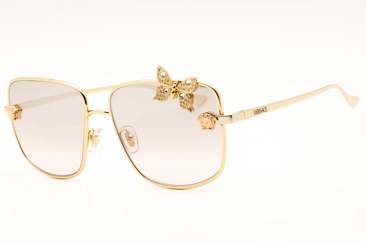 Versace VE2282 10028Z Sunglasses Gold Frame 59mm Women
