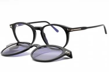 Tom Ford FT5823-H-B 001 Eyeglasses Shiny Black 50mm