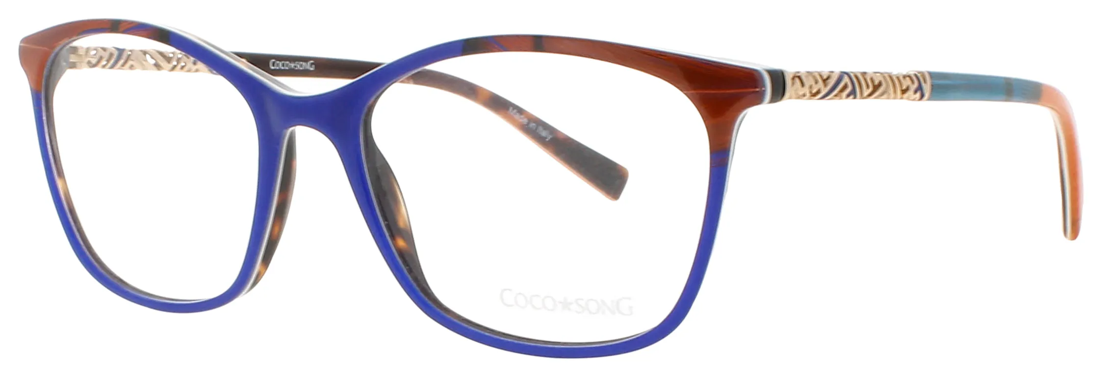 Coco Song LITTLE QUEEN C02 Eyeglasses Black Red 54mm Women