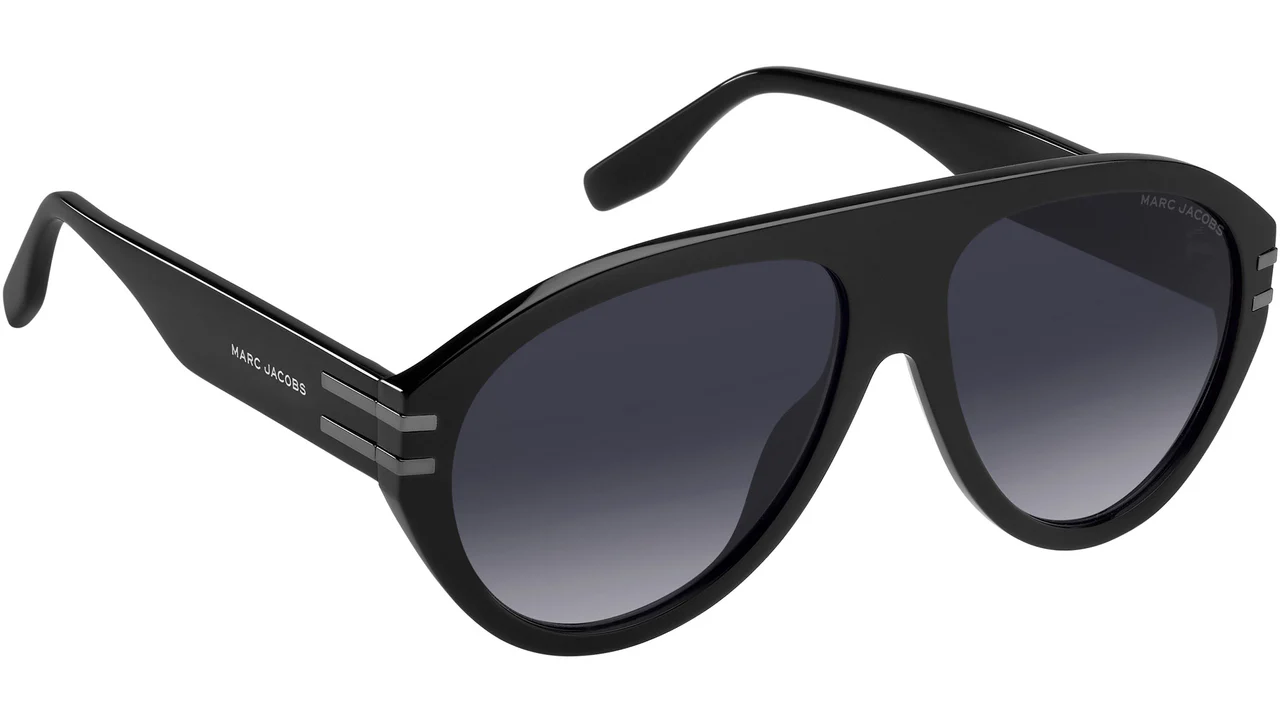 Marc Jacobs MARC747S 0ANS Sunglasses Black Dark Ruthenium 58mm Men 4