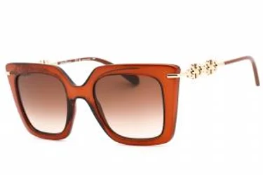 Salvatore Ferragamo SF1041S 232 Sunglasses Transparent Brown 51mm