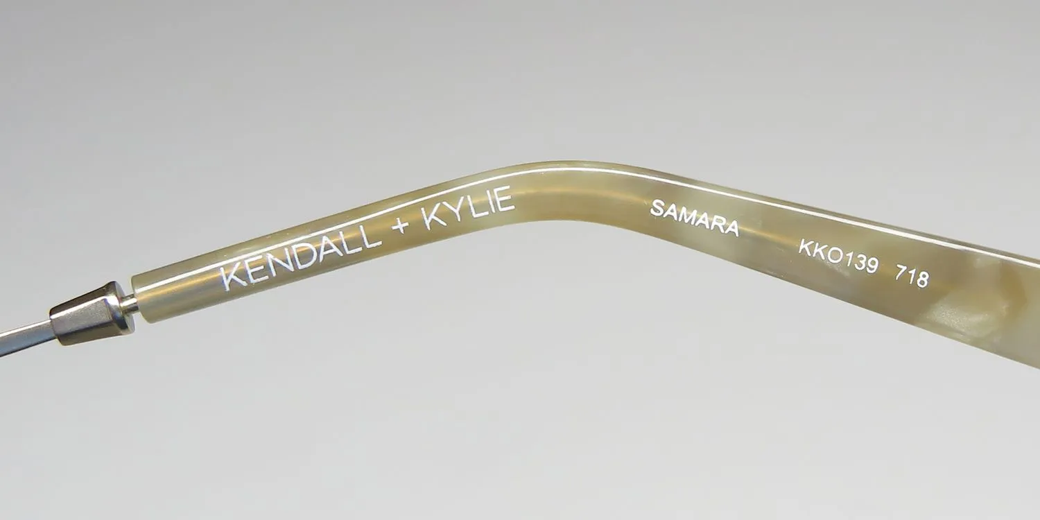 Kendall + Kylie Kko139 Samara 718 Eyeglasses Light Gold 49mm 7