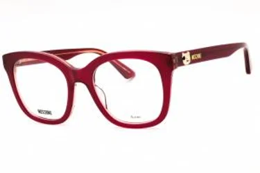 Moschino MOS630 0LHF 00 Eyeglasses Burgundy 50mm