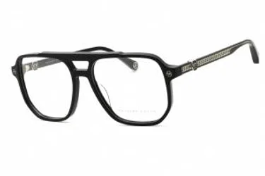 Philipp Plein VPP084M 0700 Eyeglasses Shiny Black 56mm