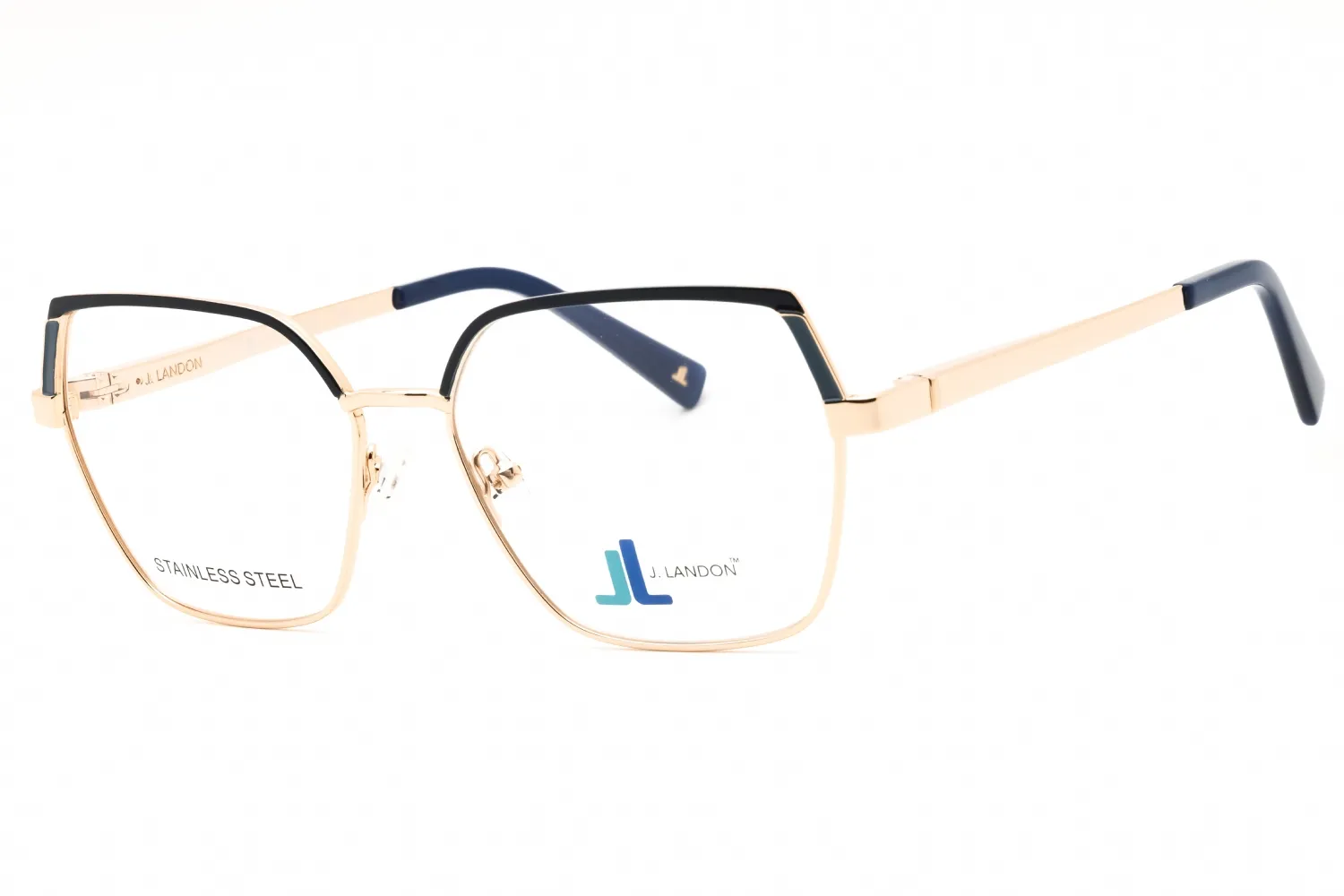 J. Landon JL50002 033 Eyeglasses Pink Gold 53mm Women