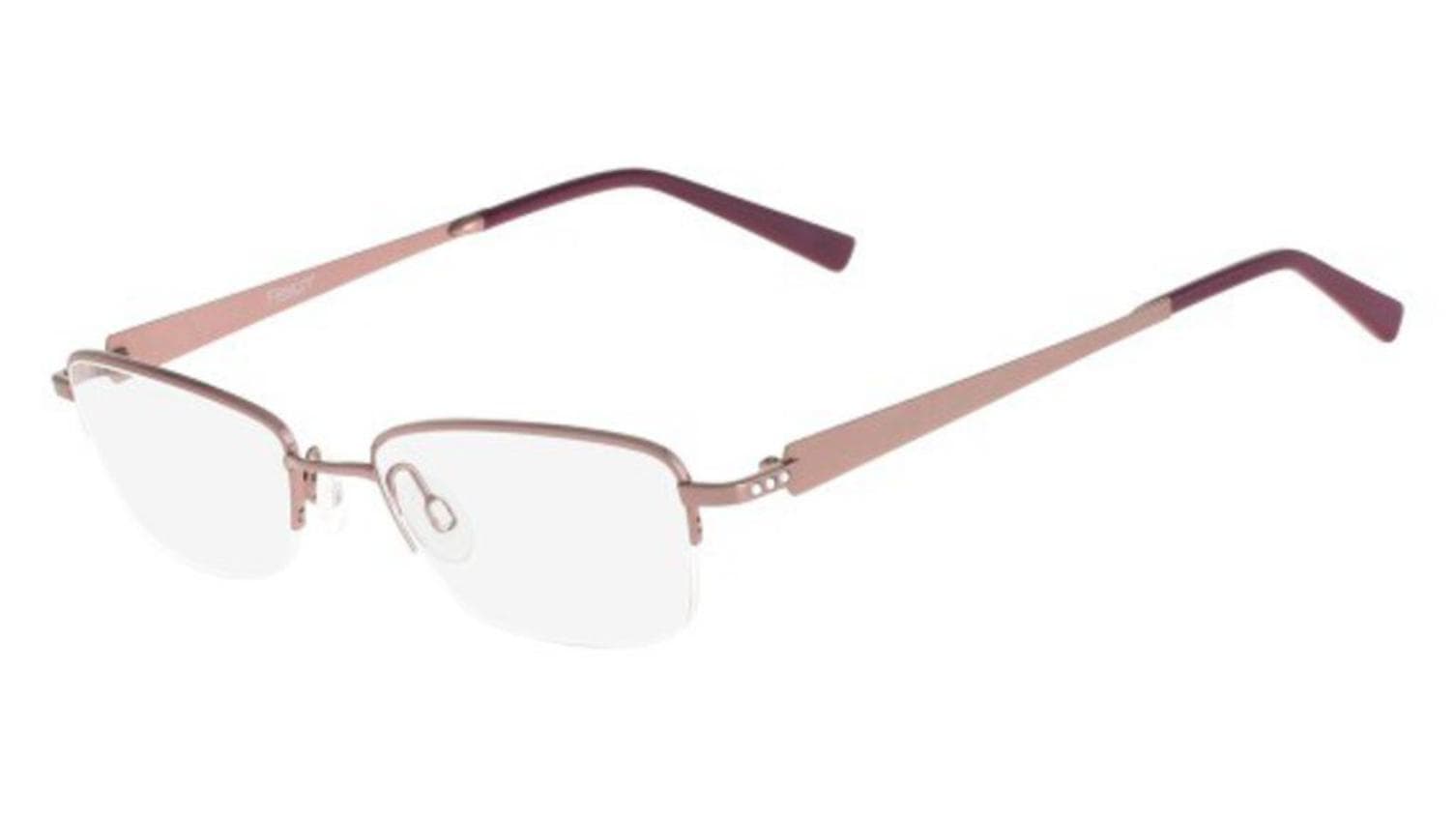 Flexon FLEXON HEPBURN 249 Hepburn Eyeglasses Rose Gold 49mm Women