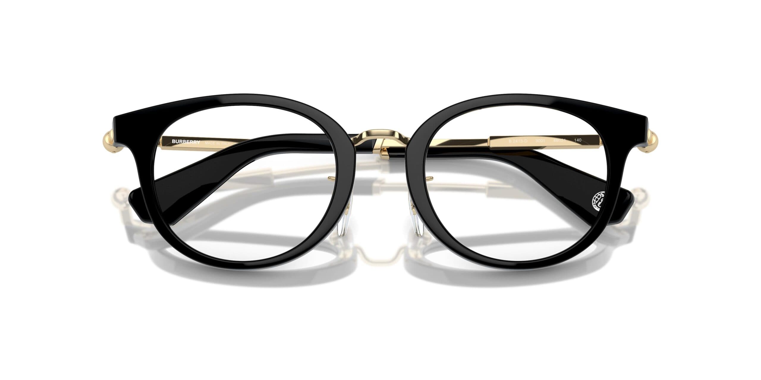 Burberry 0BE2413D 3001 Eyeglasses Black 48mm Women 5