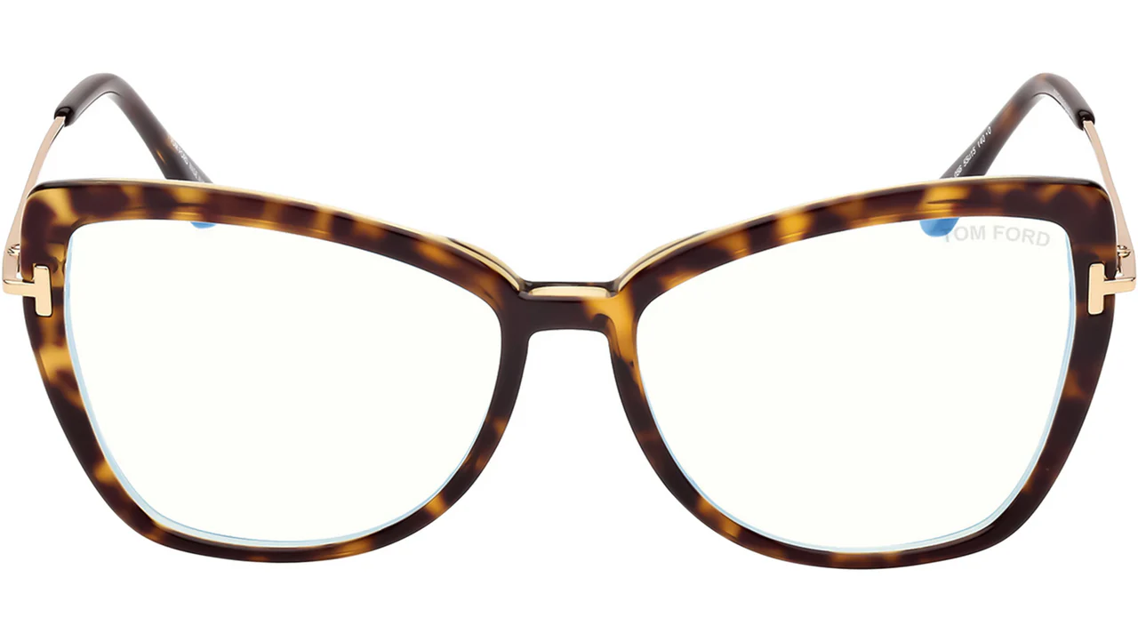 Tom Ford FT5882B 056 Eyeglasses Havana 55mm Women 2