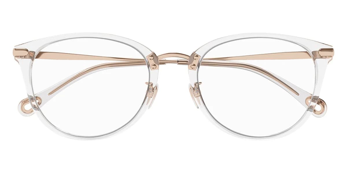 Chloé CH0248OA 004 Eyeglasses Gray 53mm Women 2