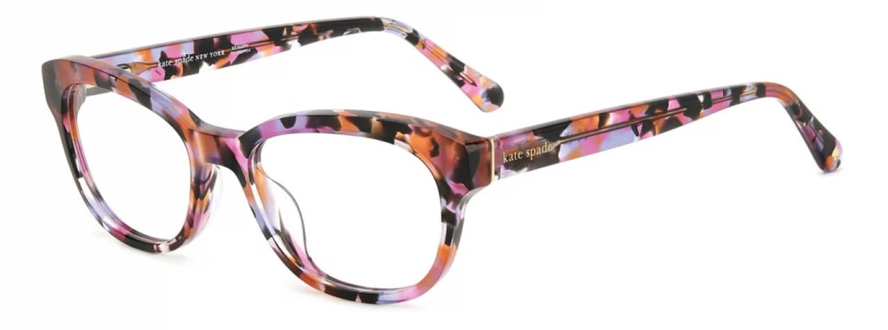 Kate Spade ZELDA 08XS Eyeglasses Havana Multicolor 50mm Women