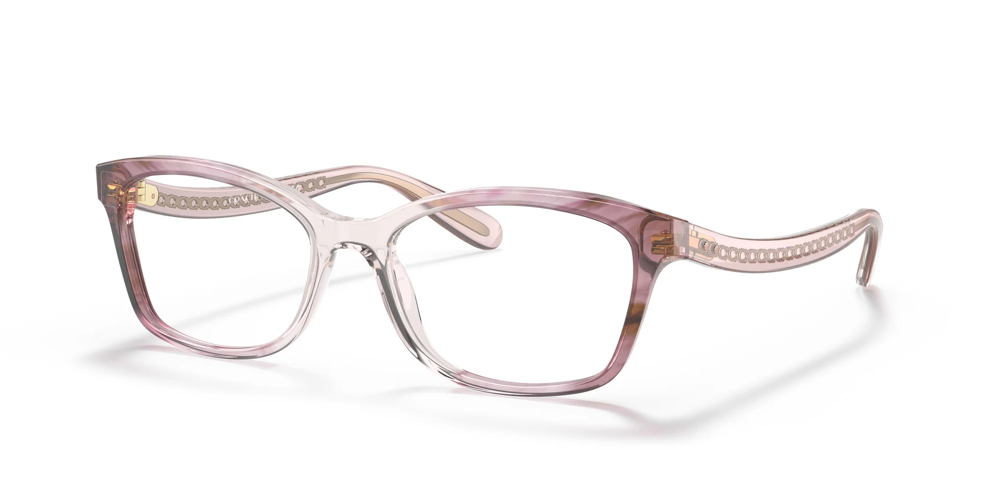 Coach HC6181 5656 Eyeglasses Transparent Pink Ombre 54mm Women