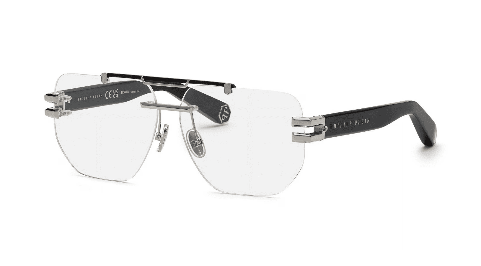 Philipp Plein VPP087M 0K07 Eyeglasses Black 61mm Men