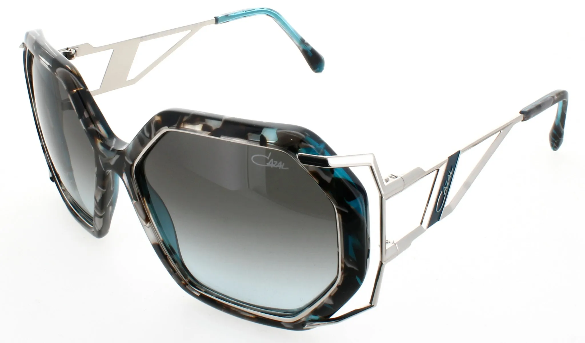 Cazal 8505-C003 C003 Sunglasses Petrol Blue-silver 57mm Women