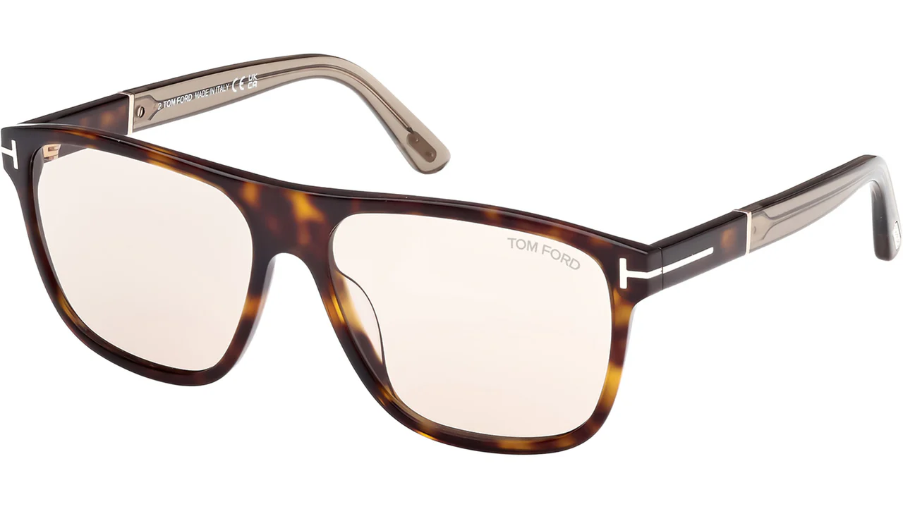 Tom Ford FT1081 52E Sunglasses Dark Havana 58mm Men