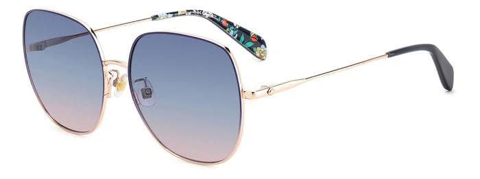 Kate Spade CHARLI/F/S 0S6F Sunglasses Blue Pattern 59mm Women