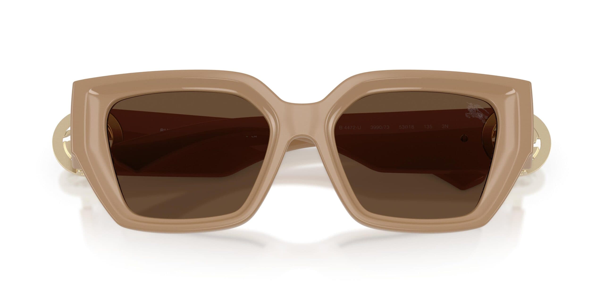Burberry BE4472U 399073 Sunglasses Beige 53mm Women 5