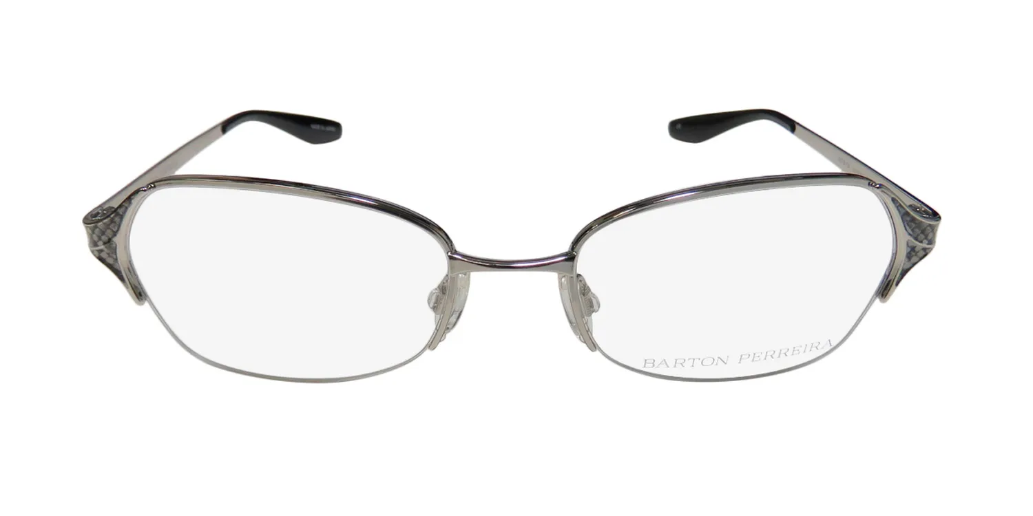 Barton Perreira Valera sil/baw Eyeglasses Silver 50mm 3
