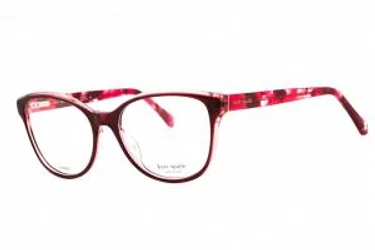 Kate Spade ROSALIND/G 0C9A 00 Eyeglasses Transparent Red On Pink 52mm