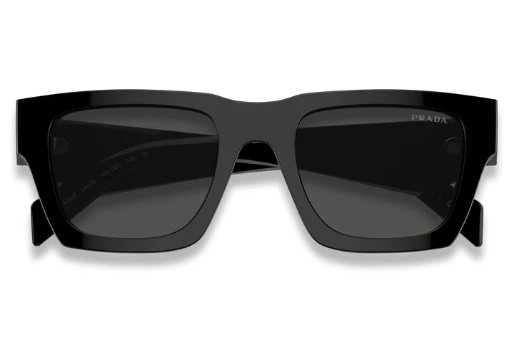Prada 0PR A06SF 16K08Z Sunglasses Black 54mm Unisex 4
