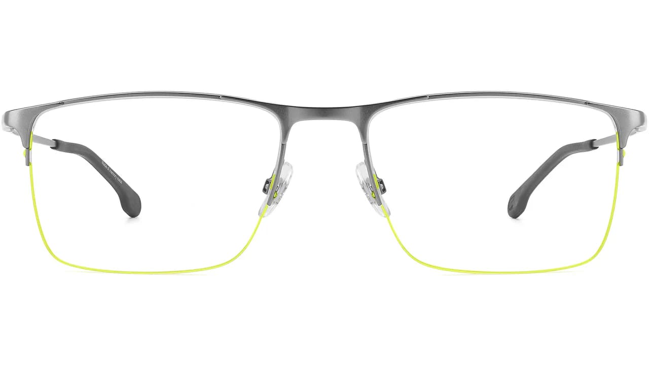 Carrera 8906 04JL Eyeglasses Matte Ruthenium Yellow 57mm Men 2
