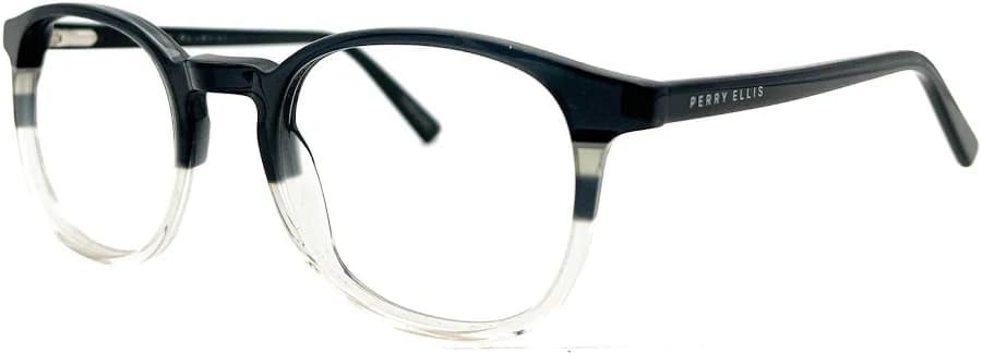 Perry Ellis PE1281-1 Eyeglasses Black Crystal 50mm Unisex