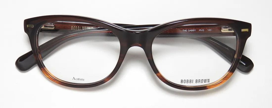 Bobbi Brown The Gabby hvg Eyeglasses Brown Horn 49mm 2