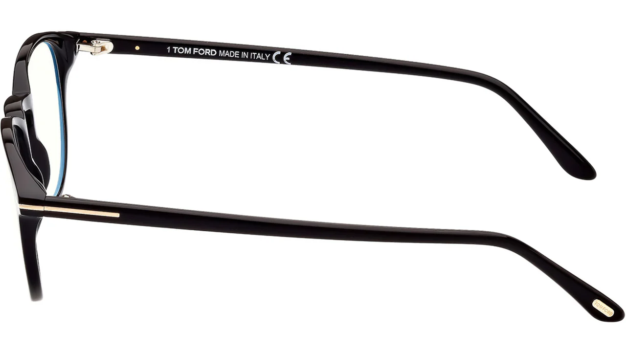 Tom Ford FT5803B 001 Eyeglasses Shiny Black 51mm Men 4