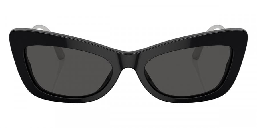 Dolce & Gabbana DG4467B 501/87 Sunglasses Black Silver 55mm Women 2