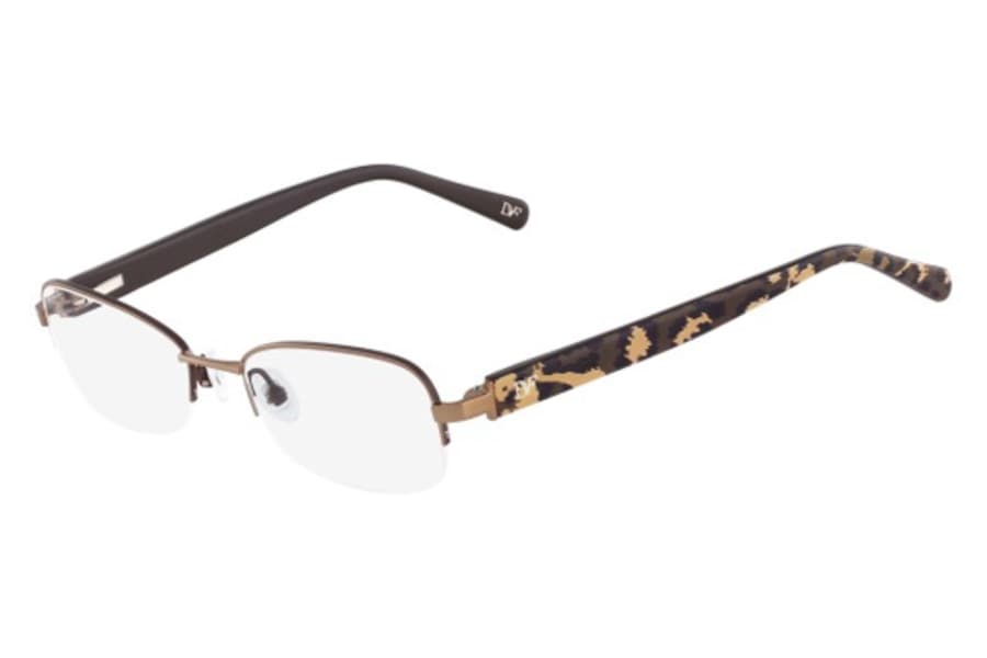 Diane von Furstenberg DVF8036 201 Eyeglasses Brown 51mm Women