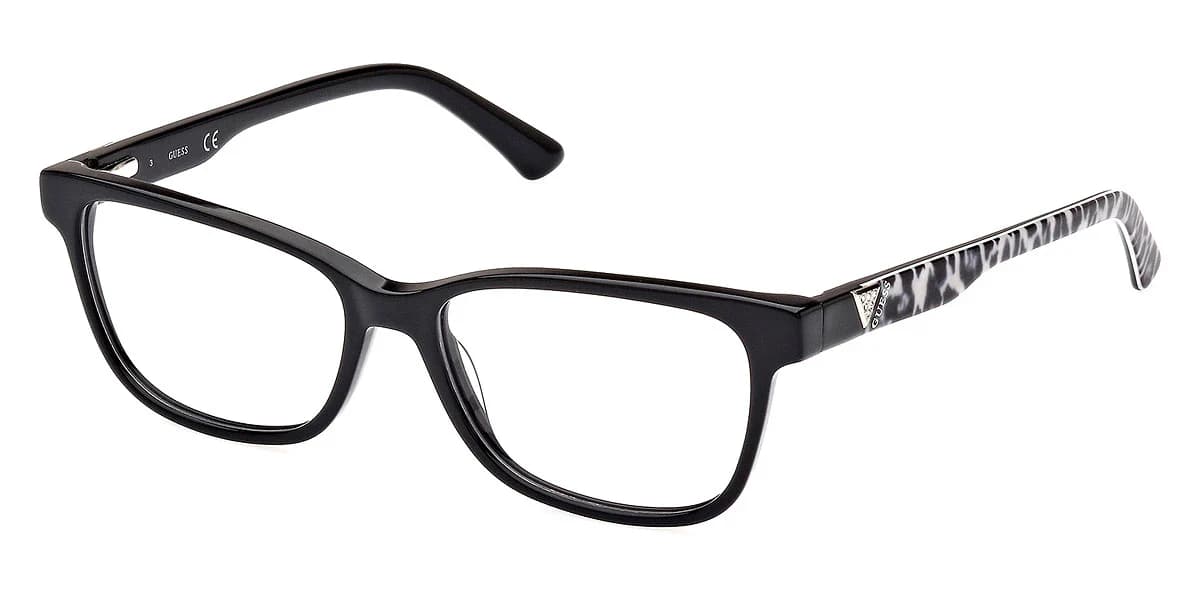 Guess GU2943 001 Eyeglasses Shiny Black 54mm Women