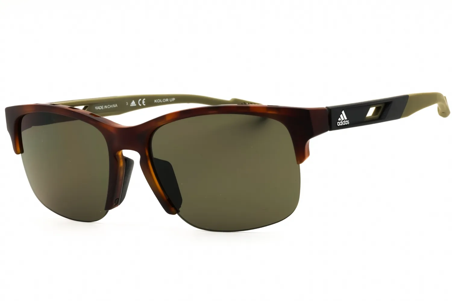 Adidas SP0048 52N Sunglasses Dark Havana 57mm Men