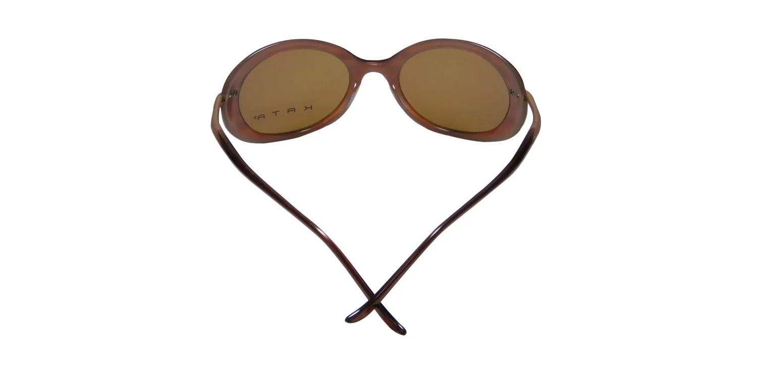 Kata Kd10 brn Sunglasses Striped Brown 52mm 4