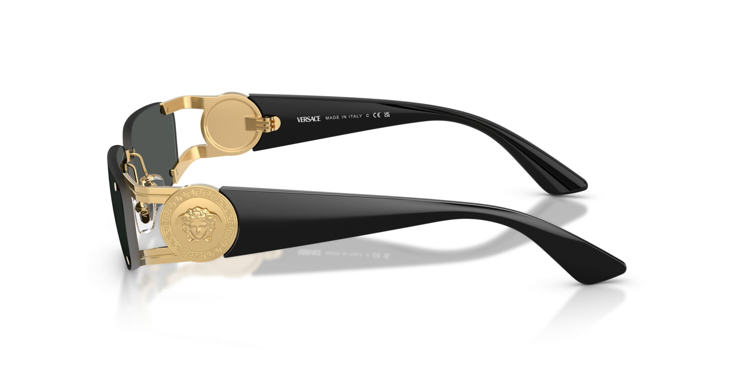 Versace VE2291 100287 Sunglasses Gold 59mm Men 3
