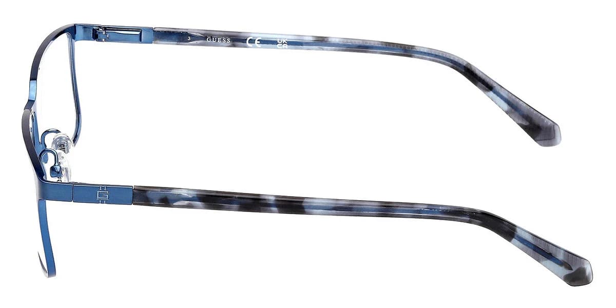 Guess GU50244 091 Eyeglasses Matte Blue 57mm Women 3