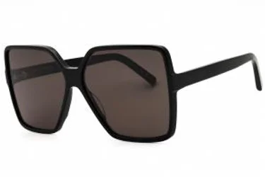 Saint Laurent SL 232 BETTY 001 Sunglasses Black-black 63mm