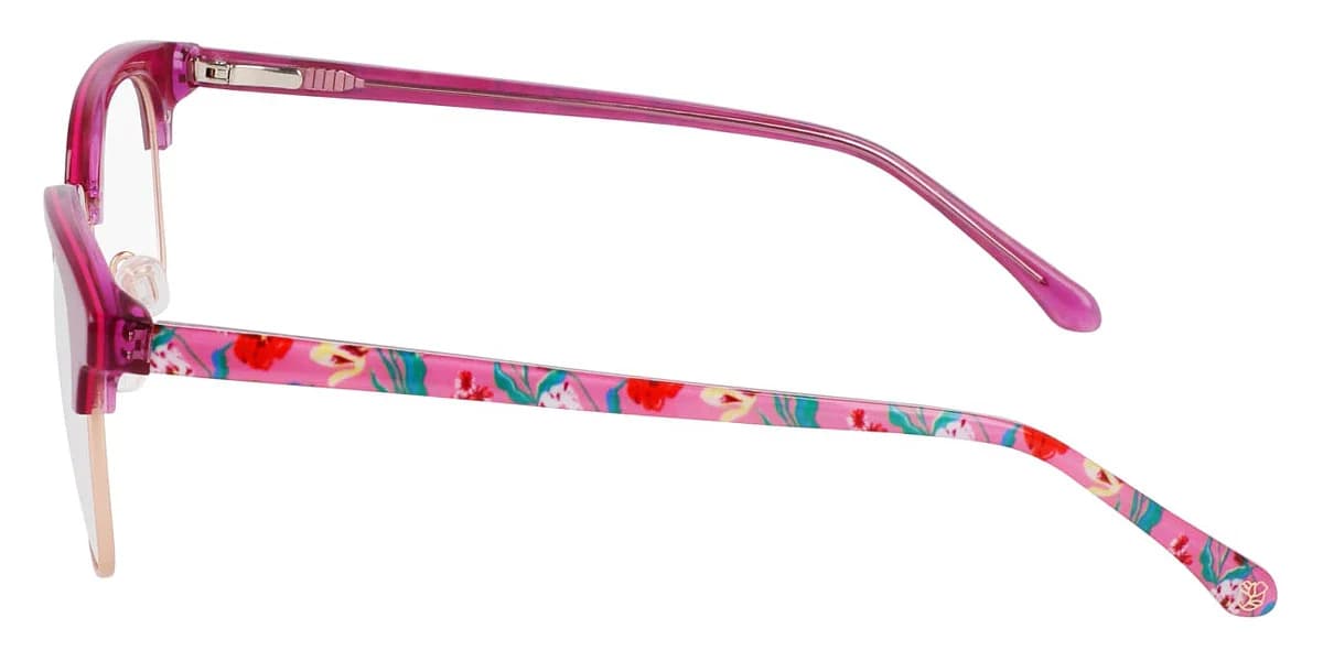 Draper James DJ5055 604 Eyeglasses Merlot 51mm Women 3