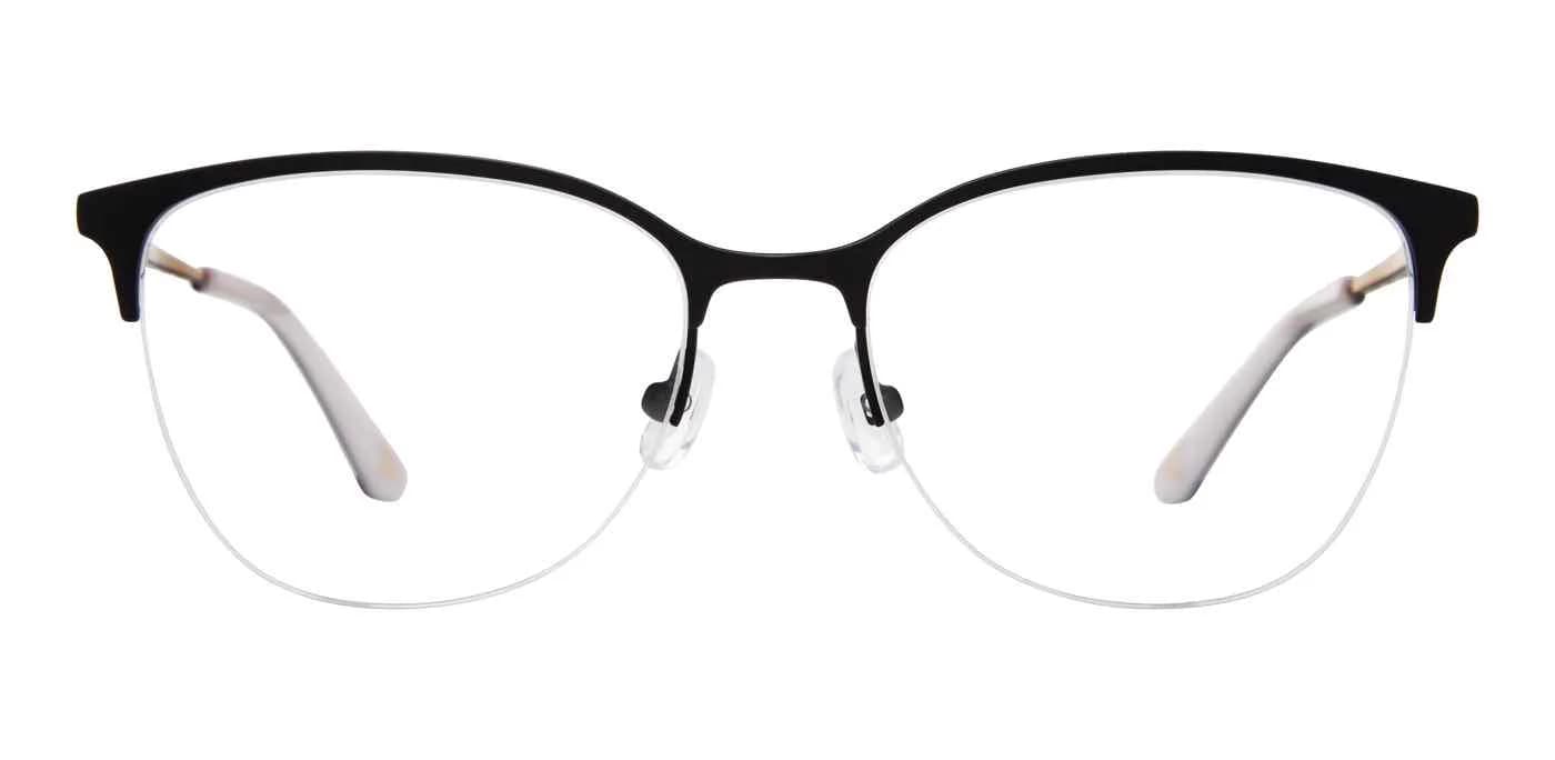 Liz Claiborne L 677 0003 Eyeglasses Matte Black 53mm Women 2