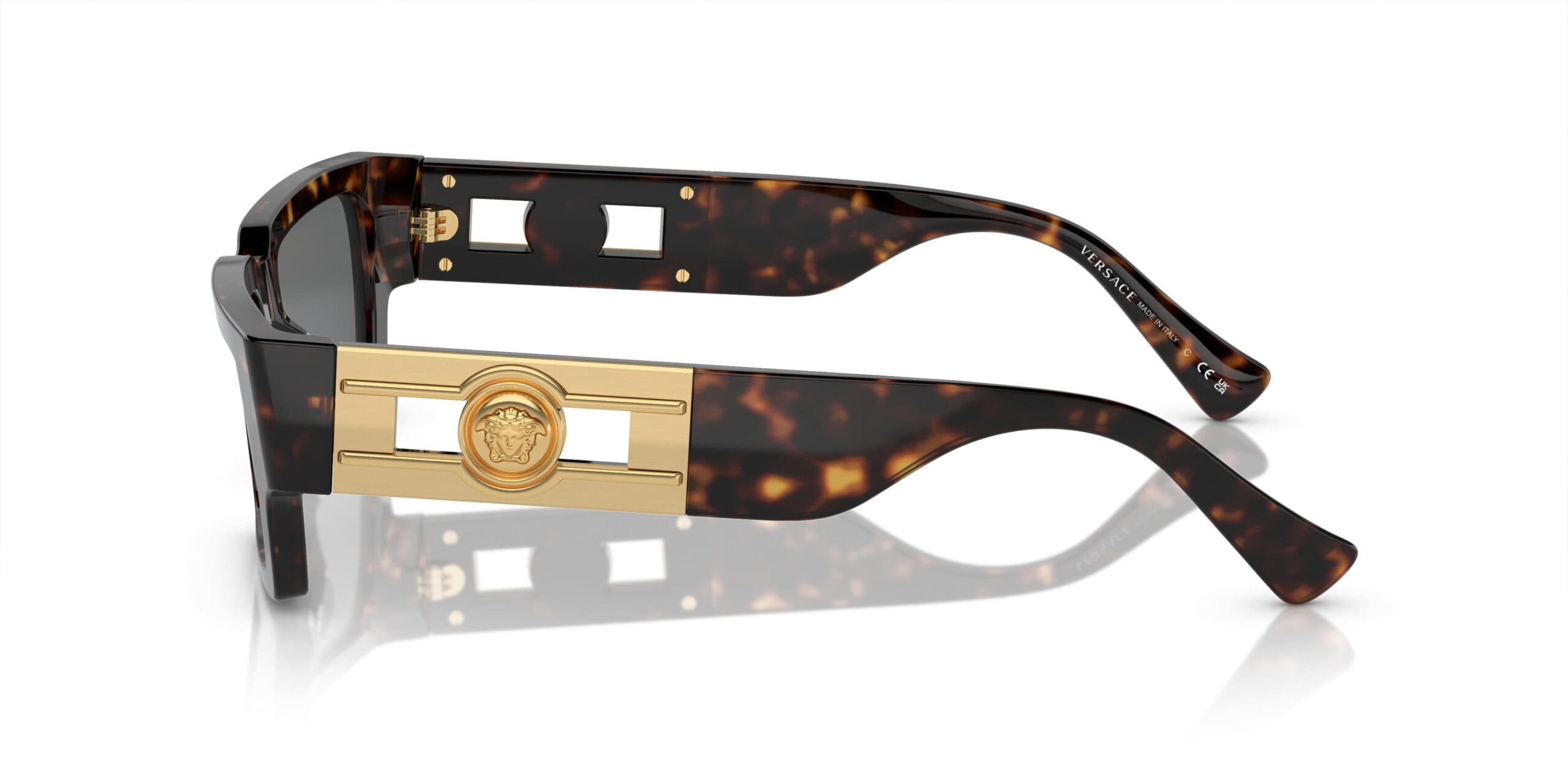Versace 0VE4459 108/87 Sunglasses Dark Havana 54mm Women 3