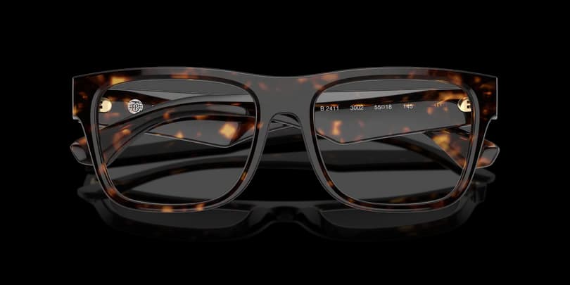 Burberry 0BE2411F 3002 Eyeglasses Dark Havana 55mm Men 4