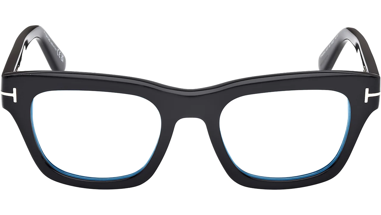 Tom Ford FT6036B 001 Eyeglasses Shiny Black 52mm Women 2