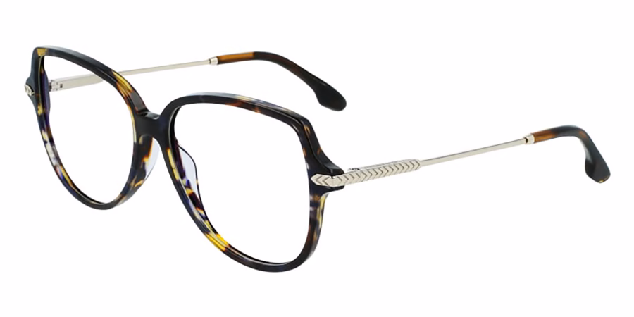 Victoria Beckham VB2625 418 Eyeglasses Havana Blue 56mm Women