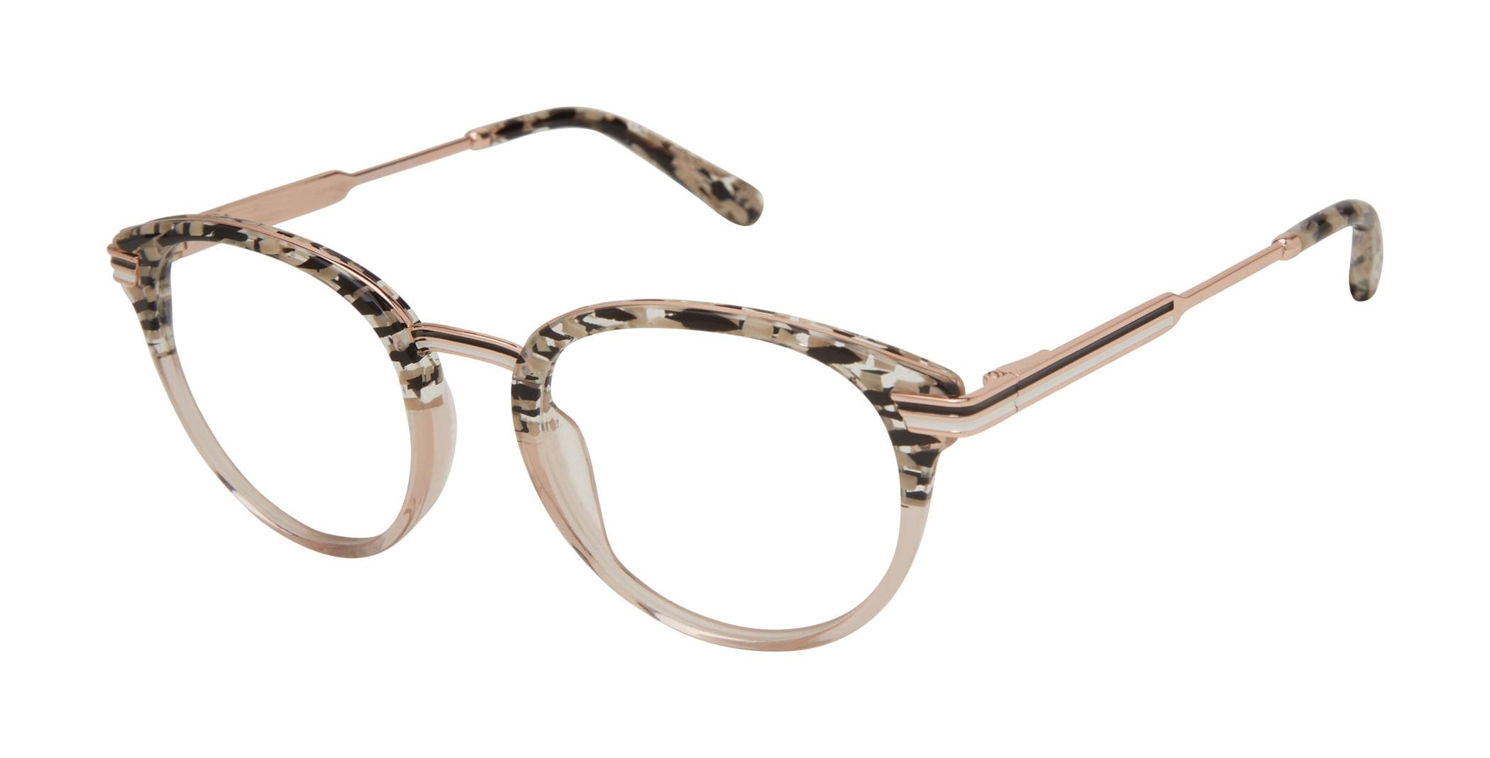 L.A.M.B. LA087 Eyeglasses Black Blush 50mm Women