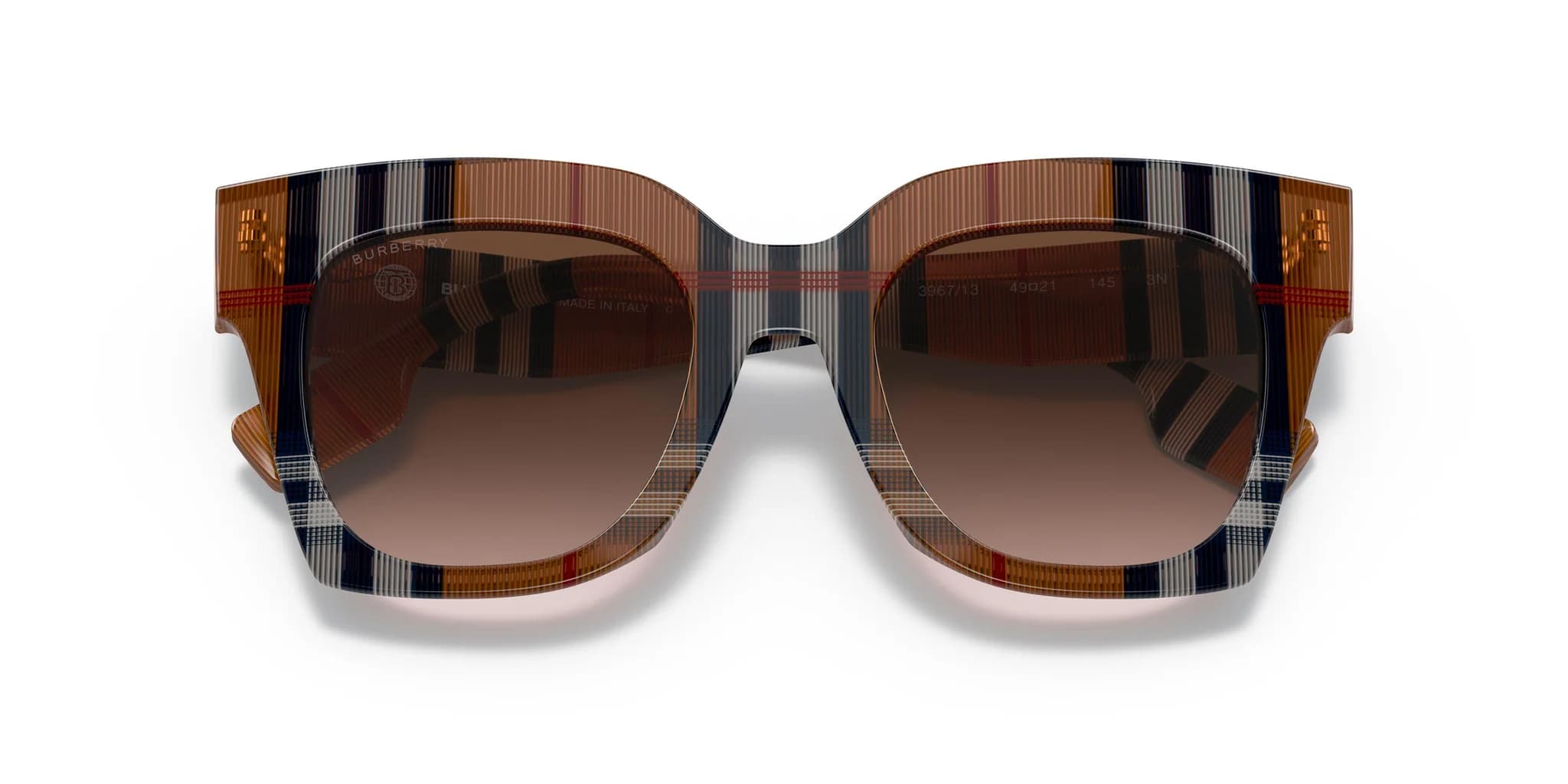 Burberry 0BE4364 396713 Sunglasses Check Brown 49mm Women 5