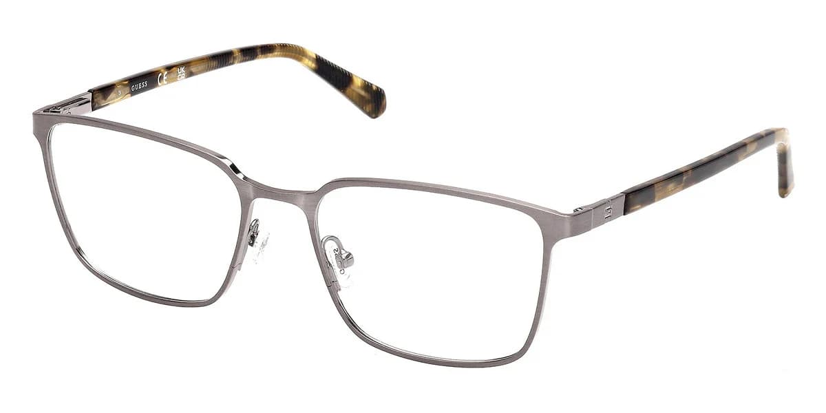 Guess GU50243 009 Eyeglasses Matte Gunmetal 58mm Men