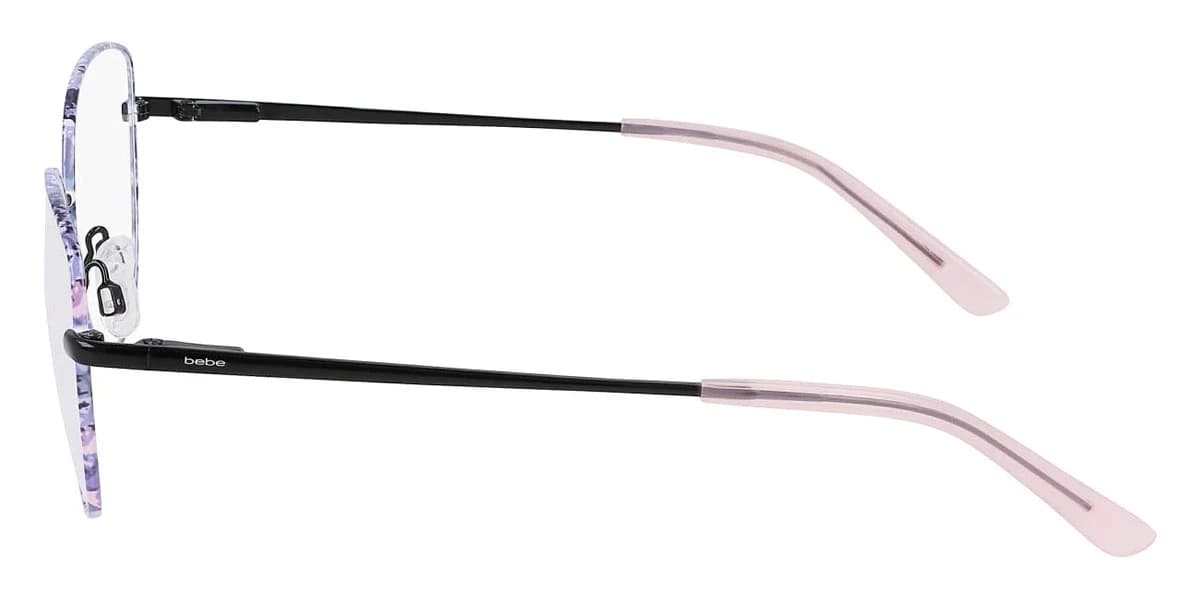 Bebe BB5207 001 Eyeglasses Jet Floral 53mm Women 3