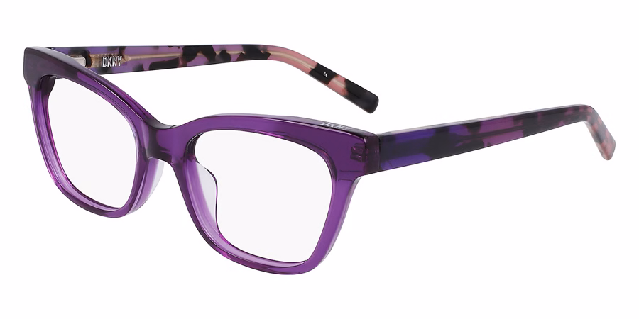 DKNY DK5053 500 Eyeglasses Crystal Purple 51mm Women